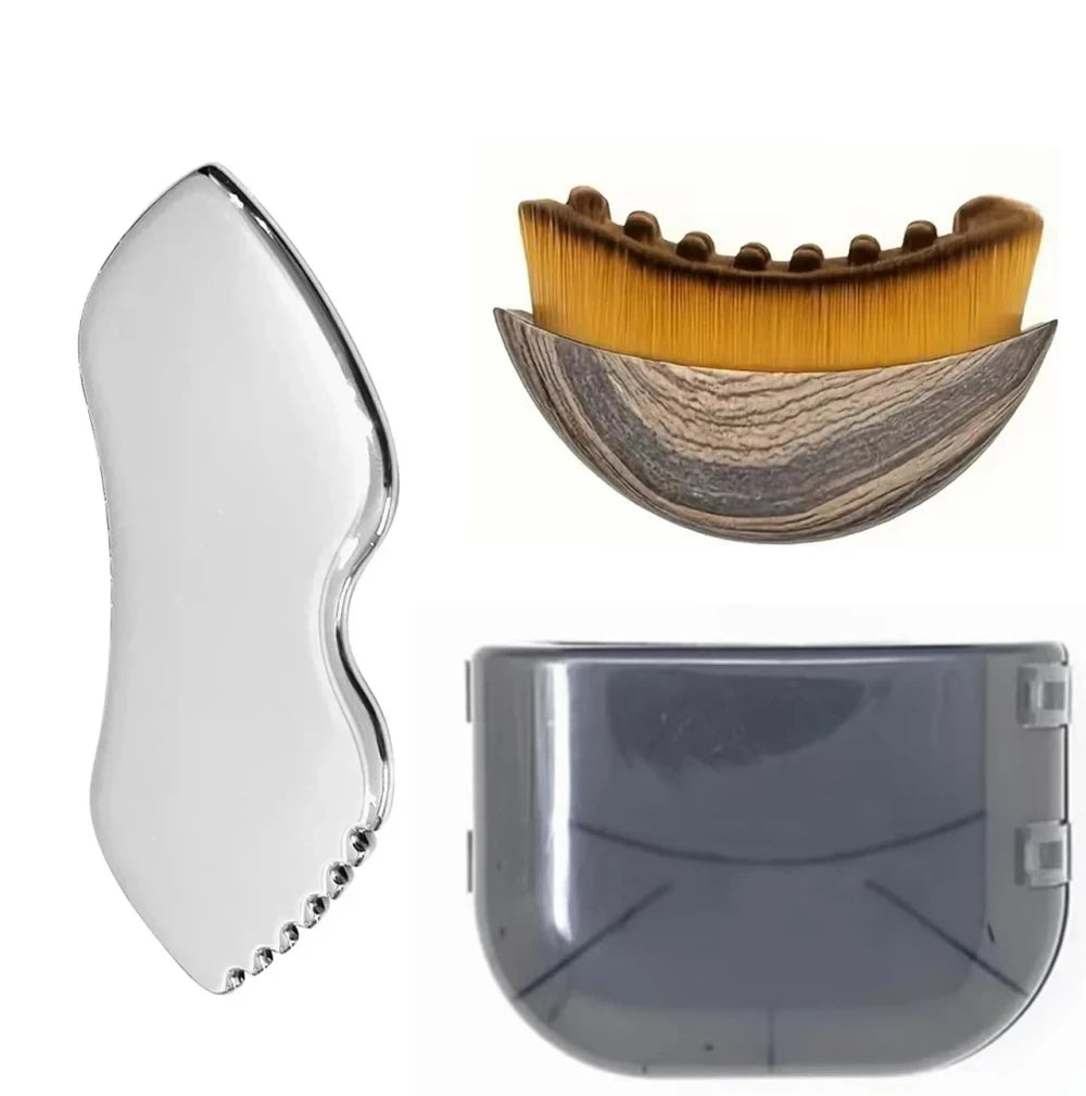 Stainless Steel Gua Sha & Lymphatic Massage Set