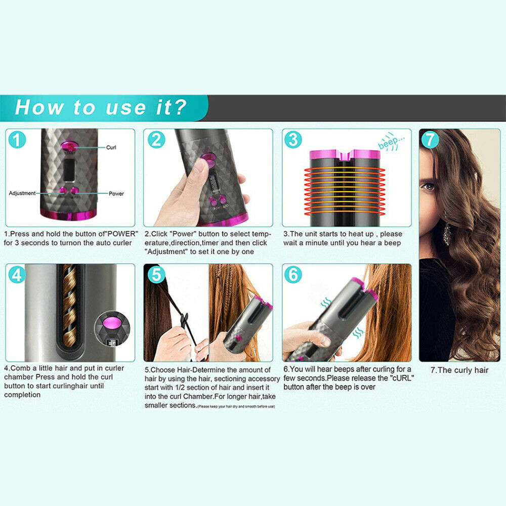 AutoCurl Cordless Automatic Hair Curler