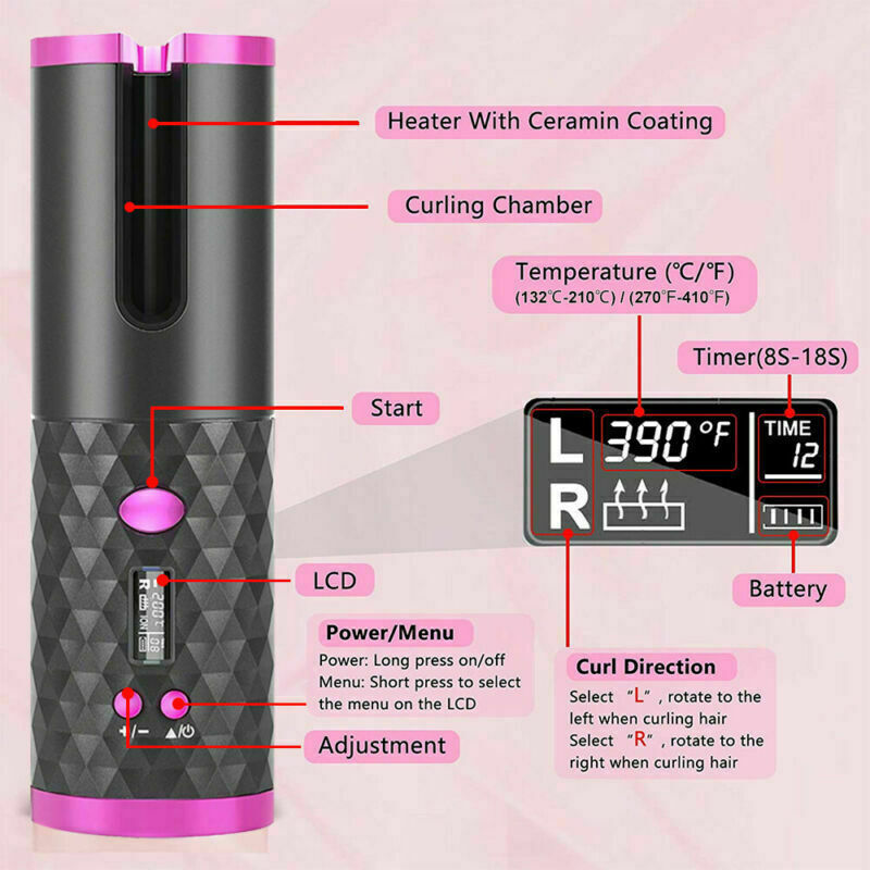 AutoCurl Cordless Automatic Hair Curler