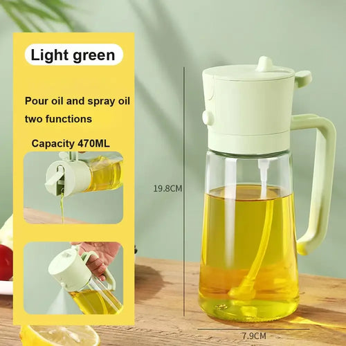 2-in-1 Olive Oil Sprayer & Dispenser 500ml