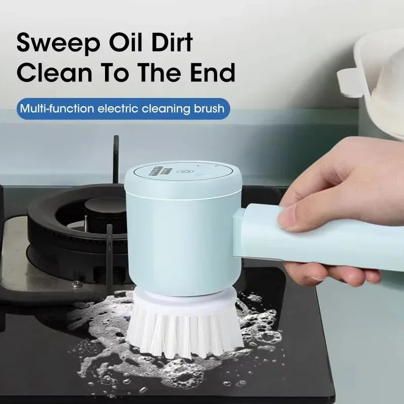5-in-1 Cordless Electric Spin Scrubber