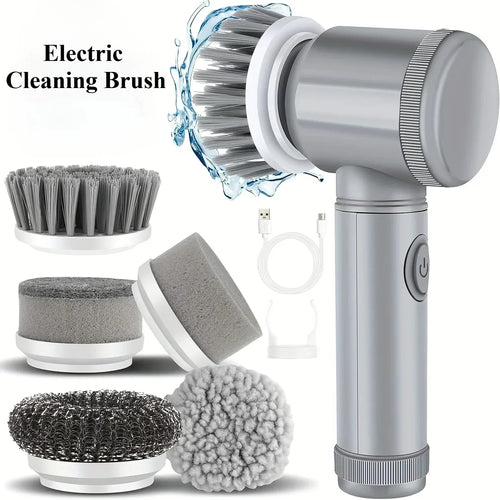 5-in-1 Cordless Electric Spin Scrubber