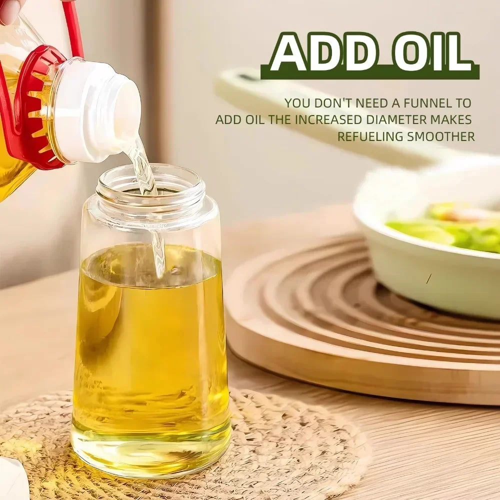 2-in-1 Olive Oil Sprayer & Dispenser 500ml