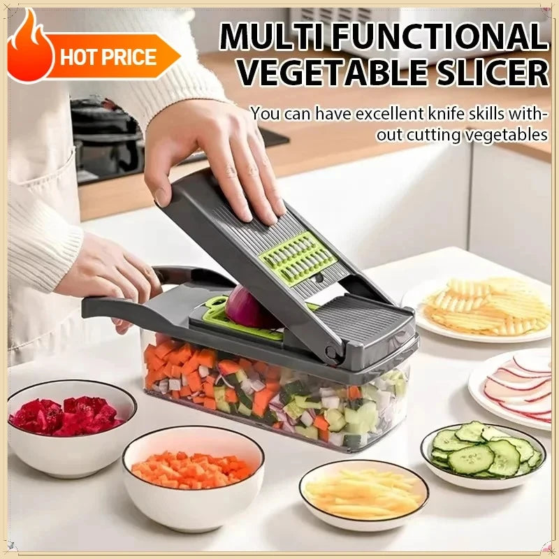 5-in-1 Vegetable Chopper & Slicer