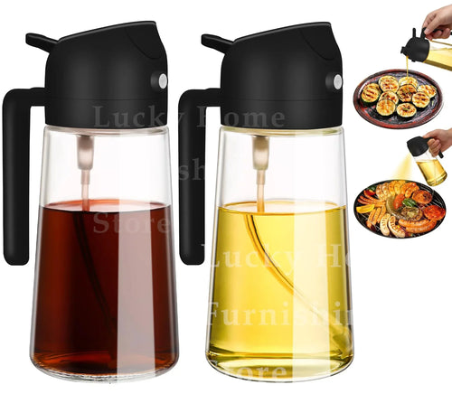 2-in-1 Olive Oil Sprayer & Dispenser 500ml