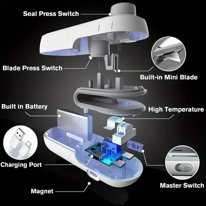 2-in-1 Rechargeable Mini Bag Sealer
