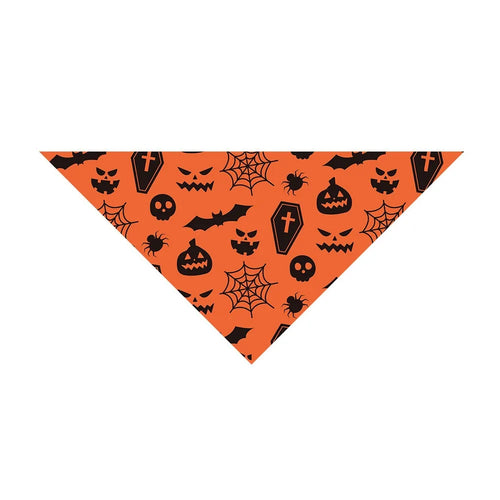 Halloween Pet Bandana - Ghost & Pumpkin Prints