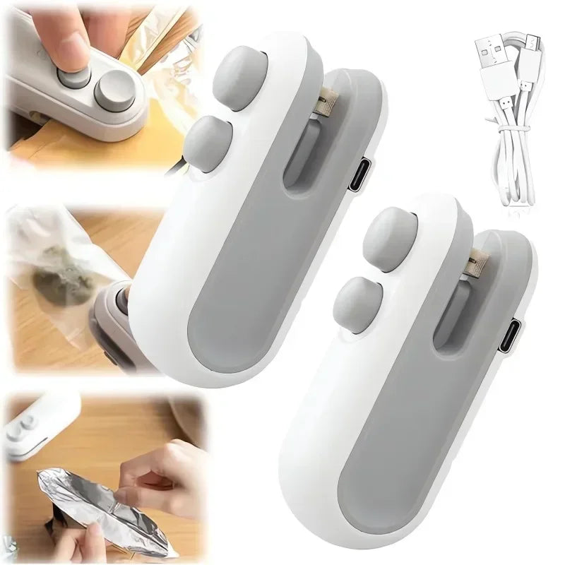 2-in-1 Rechargeable Mini Bag Sealer
