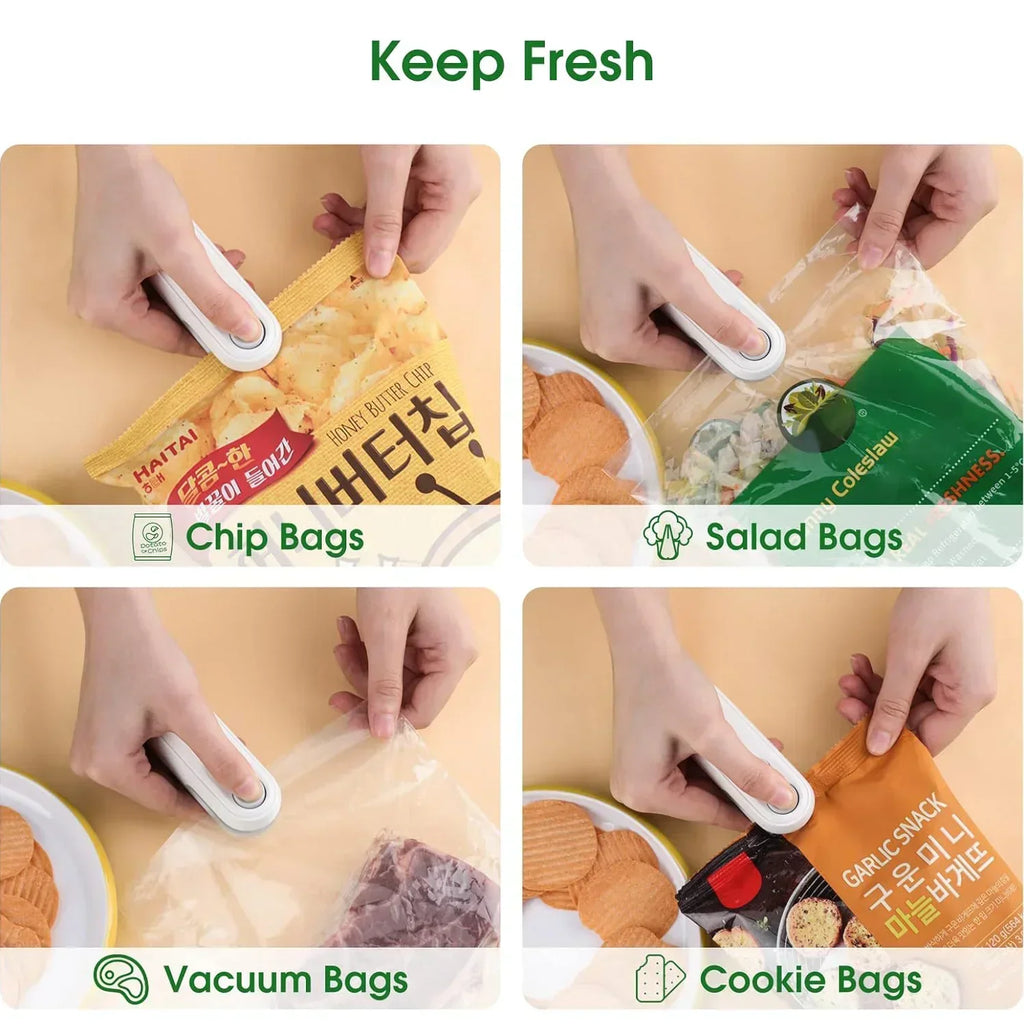 2-in-1 Rechargeable Mini Bag Sealer