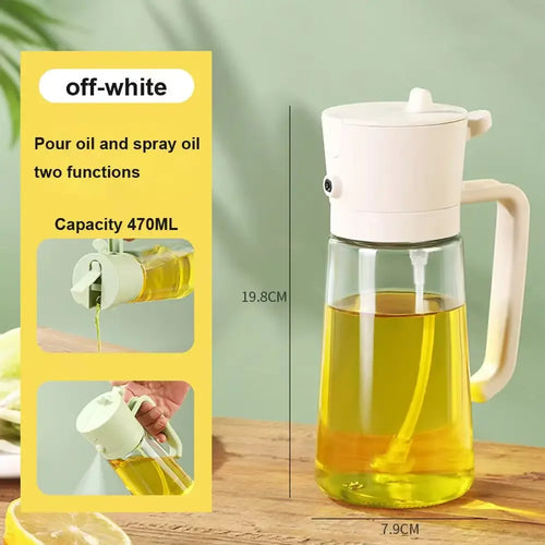 2-in-1 Olive Oil Sprayer & Dispenser 500ml