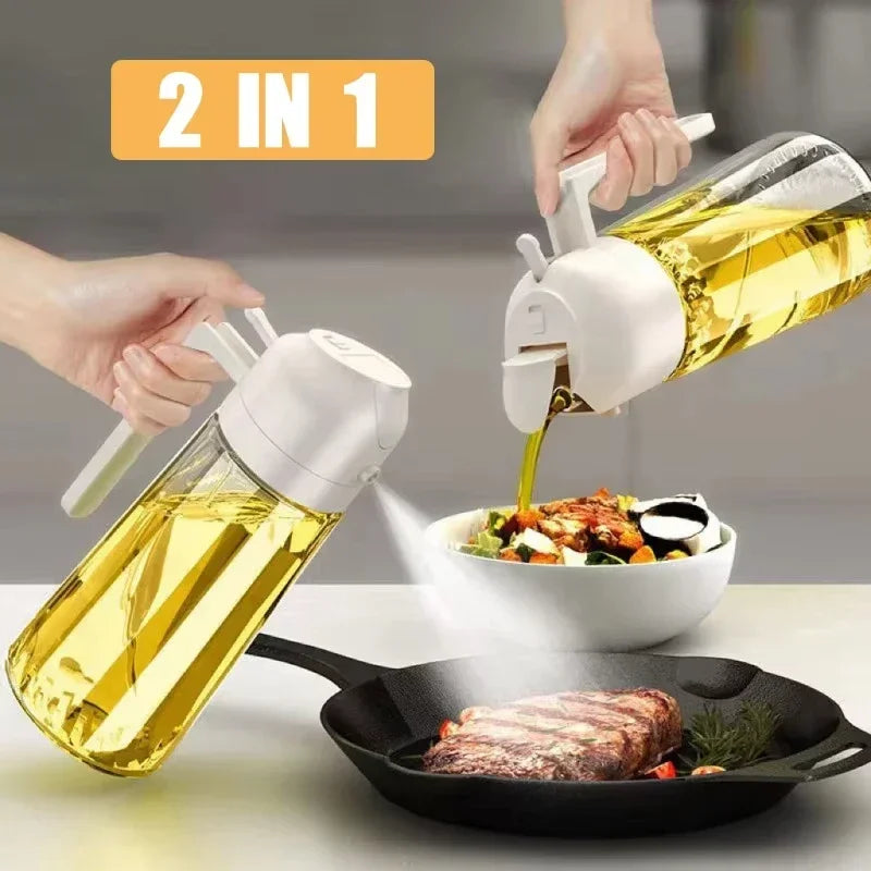 2-in-1 Olive Oil Sprayer & Dispenser 500ml