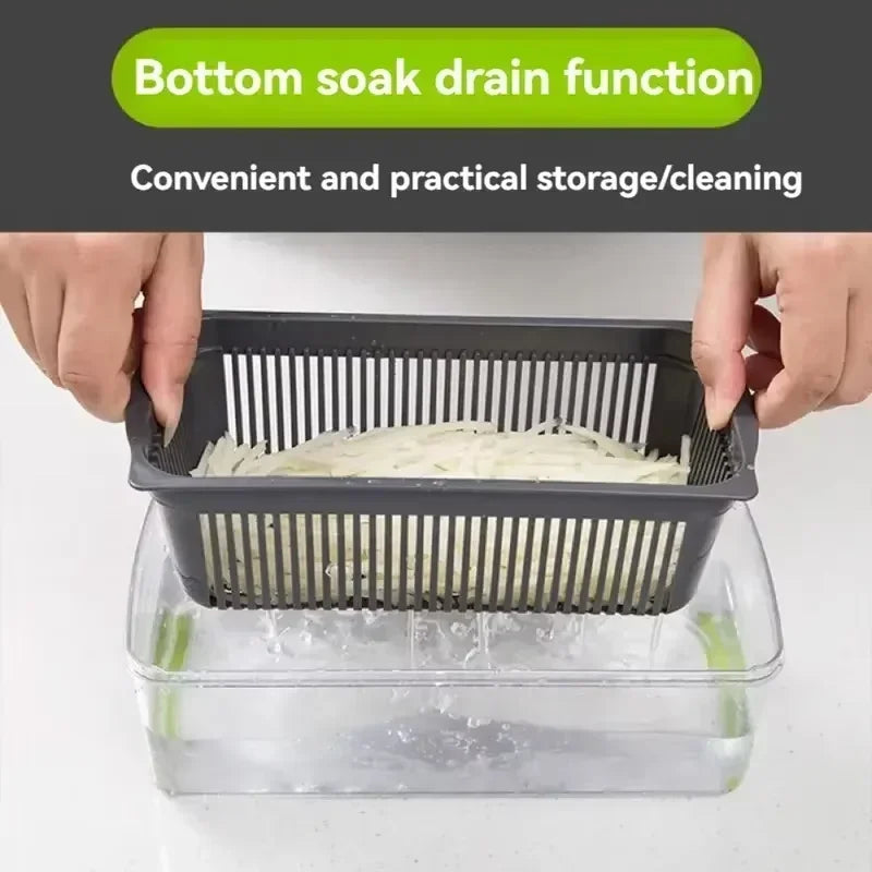 5-in-1 Vegetable Chopper & Slicer