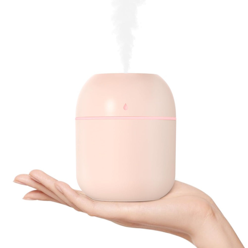 pink portable mini desk humidifier