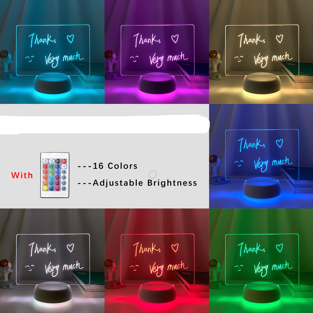 Color Changing LED Message Board with multiple light colors