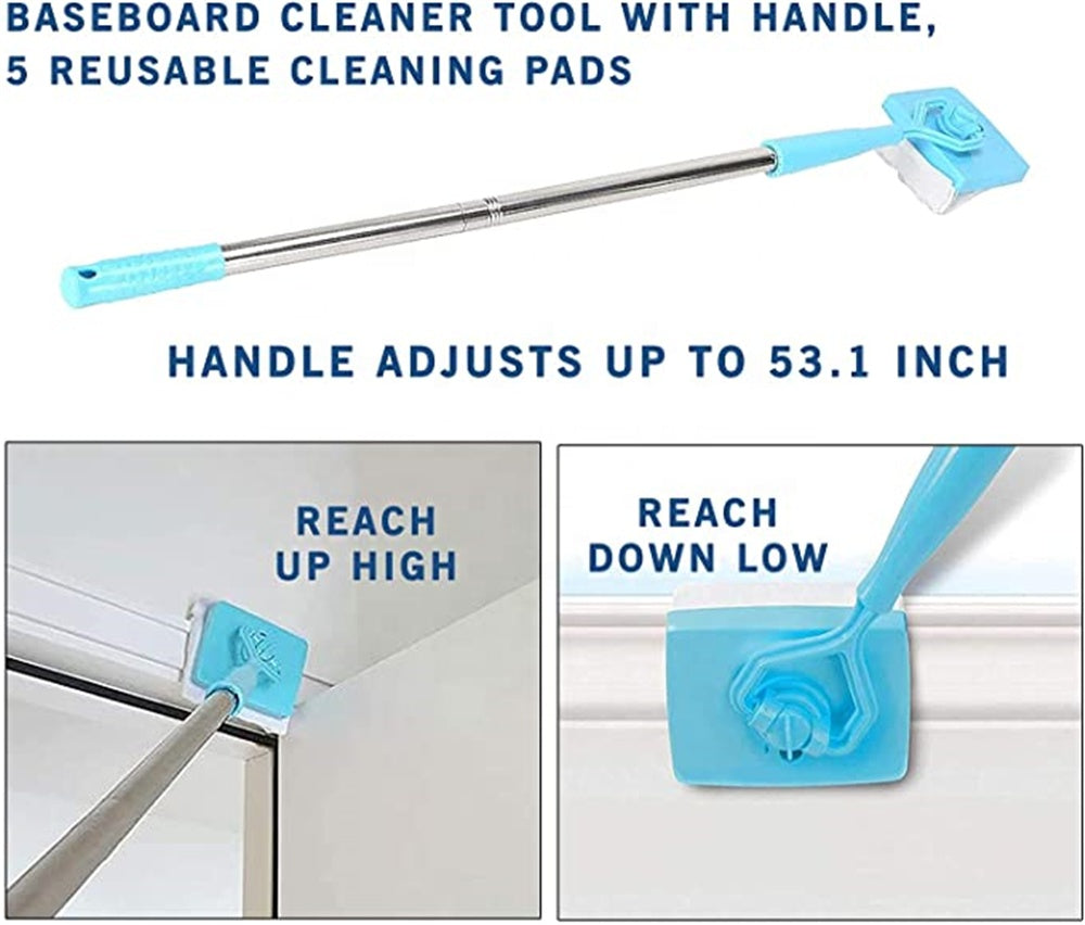 Baseboard Buddy Extendable Cleaning Tool