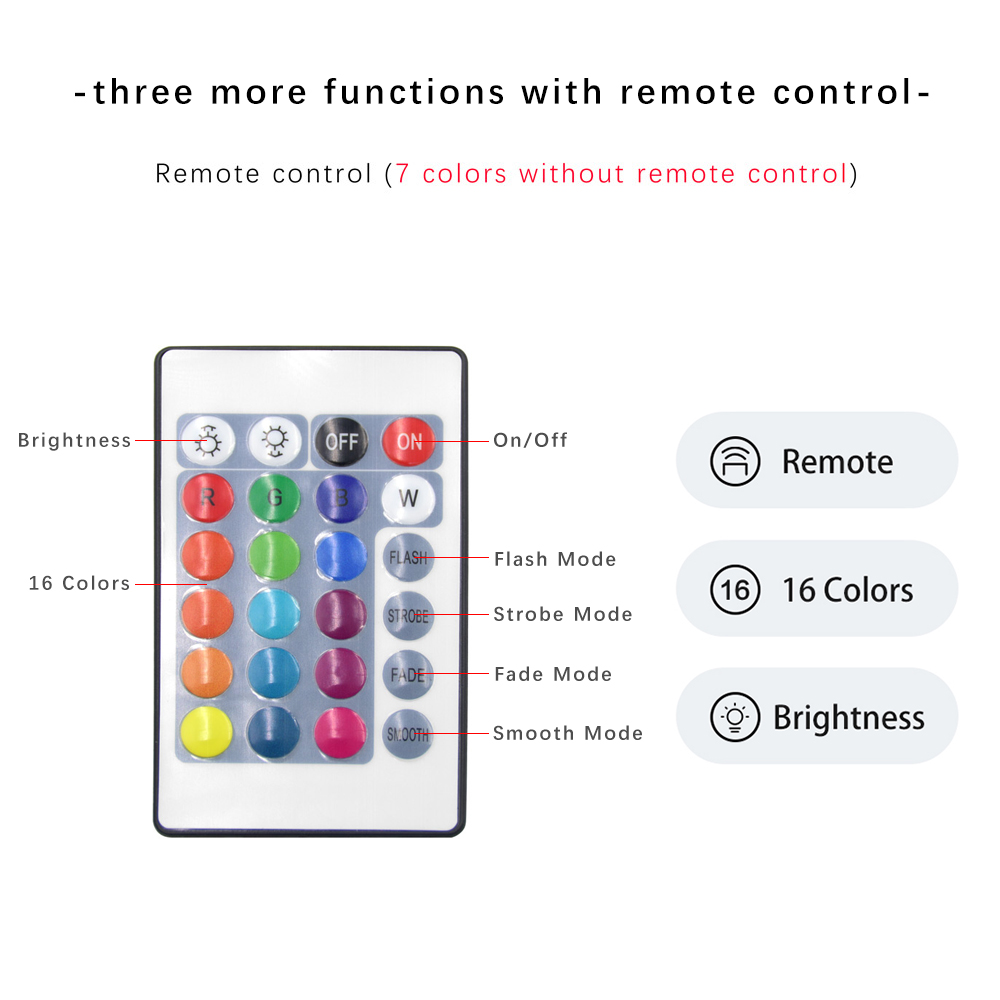 Remote Control and Lighting Features
